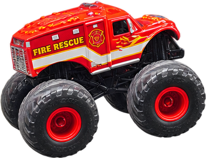 Fire Rescue Monster Jam truck
