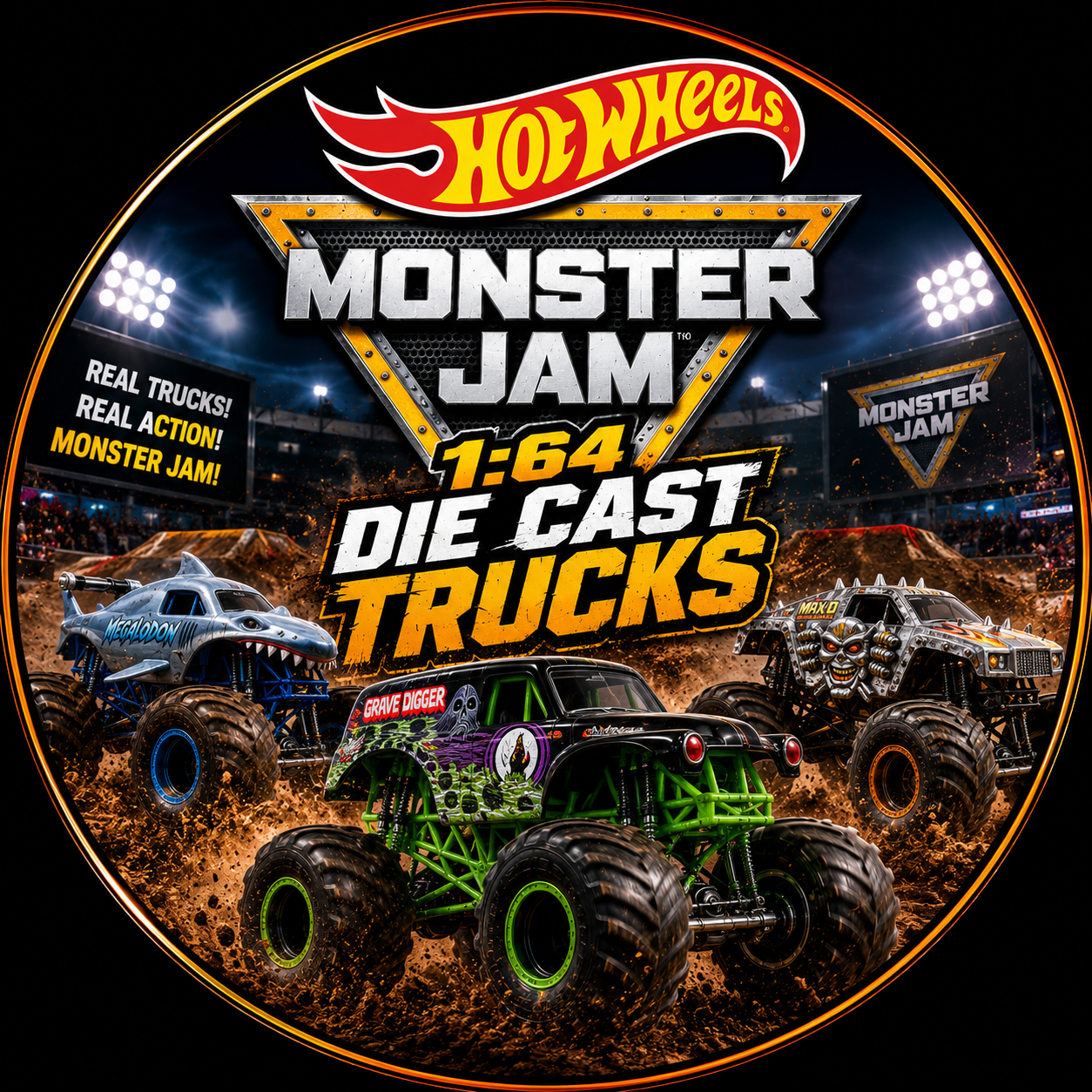 Monster Jam 1:64 Die Cast Trucks