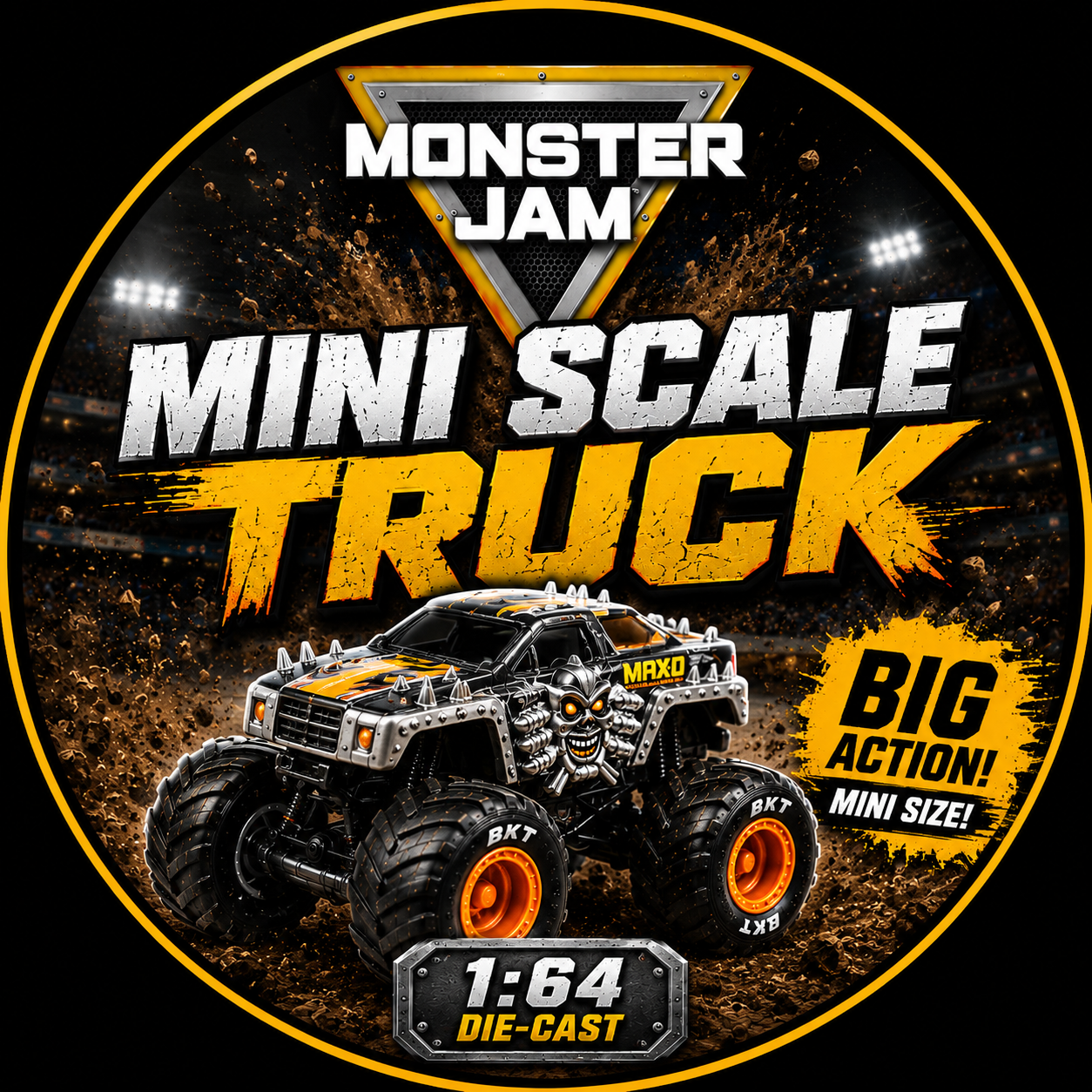 Monster Jam Mini Scale Truck