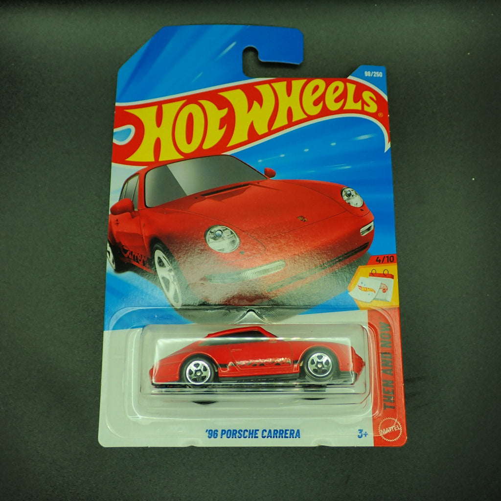 Hot Wheels Then and Now '96 Porsche Carrera 1:64, front of card