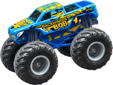 Backwards Bob Monster Jam truck